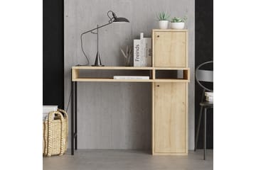 Dora Skrivbord 45x102 cm - Svart/Mediumfärgat trä - Möbler - Bord & matgrupp - Kontorsbord - Skrivbord