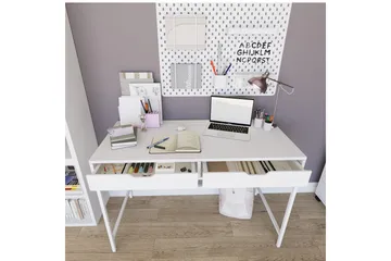 Durusu Skrivbord 55x120 cm - Vit - Möbler - Bord & matgrupp - Kontorsbord - Skrivbord