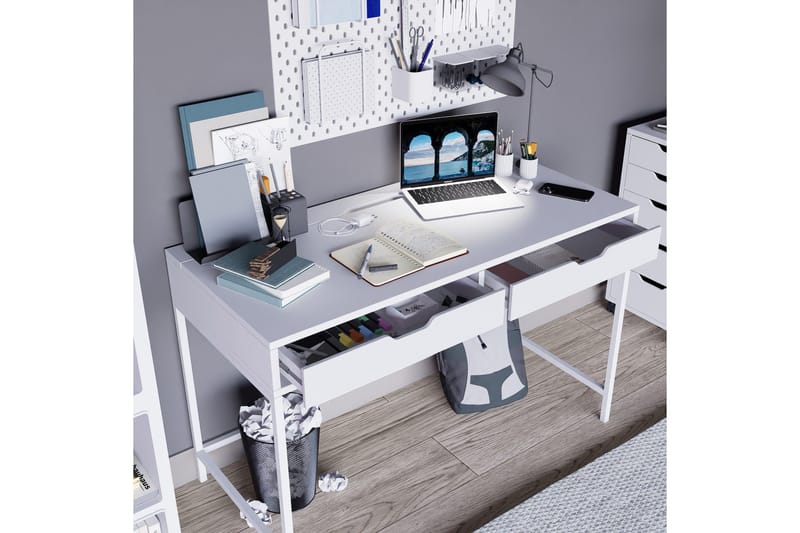 Durusu Skrivbord 55x120 cm - Vit - Möbler - Bord & matgrupp - Kontorsbord - Skrivbord