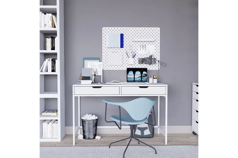 Durusu Skrivbord 55x120 cm - Vit - Möbler - Bord & matgrupp - Kontorsbord - Skrivbord