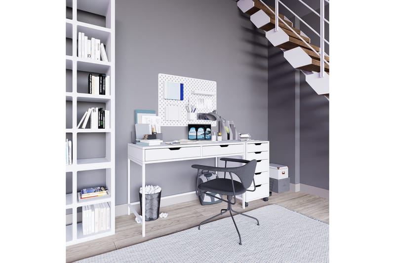 Durusu Skrivbord 55x120 cm - Vit - Möbler - Bord & matgrupp - Kontorsbord - Skrivbord