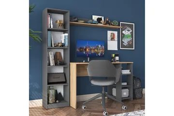 Eireann Skrivbord 45x160 cm - Valnöt/Antracit - Möbler - Bord & matgrupp - Kontorsbord - Skrivbord