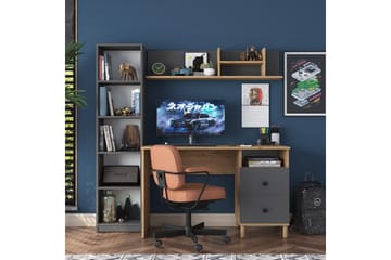 Eireann Skrivbord 50x120 cm - Valnöt/Antracit - Möbler - Bord & matgrupp - Kontorsbord - Skrivbord