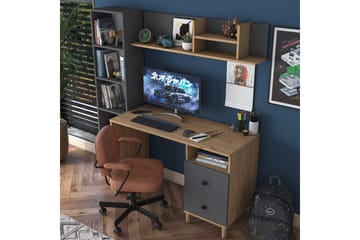 Eireann Skrivbord 50x120 cm - Valnöt/Antracit - Möbler - Bord & matgrupp - Kontorsbord - Skrivbord