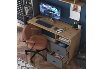 Eireann Skrivbord 50x120 cm - Valnöt/Antracit - Möbler - Bord & matgrupp - Kontorsbord - Skrivbord