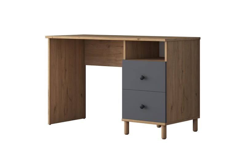 Eireann Skrivbord 50x120 cm - Valnöt/Antracit - Möbler - Bord & matgrupp - Kontorsbord - Skrivbord
