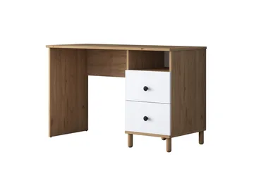 Eireann Skrivbord 50x120 cm - Valnöt/Vit - Möbler - Bord & matgrupp - Kontorsbord - Skrivbord