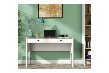 Erlen Skrivbord 60x120 cm - Natur/Vit - Möbler - Bord & matgrupp - Kontorsbord - Skrivbord