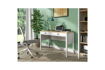 Erlen Skrivbord 60x120 cm - Natur/Vit - Möbler - Bord & matgrupp - Kontorsbord - Skrivbord