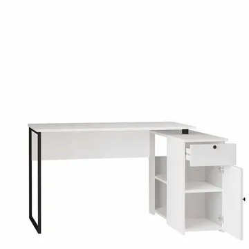 Fenvik Skrivbord 129,8x70x90 cm - Vit - Möbler - Bord & matgrupp - Kontorsbord - Skrivbord