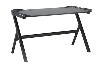 Danvers Gamingbord 120 cm med LED-belysning - Svart/Grå - Möbler - Bord & matgrupp - Kontorsbord - Gamingbord