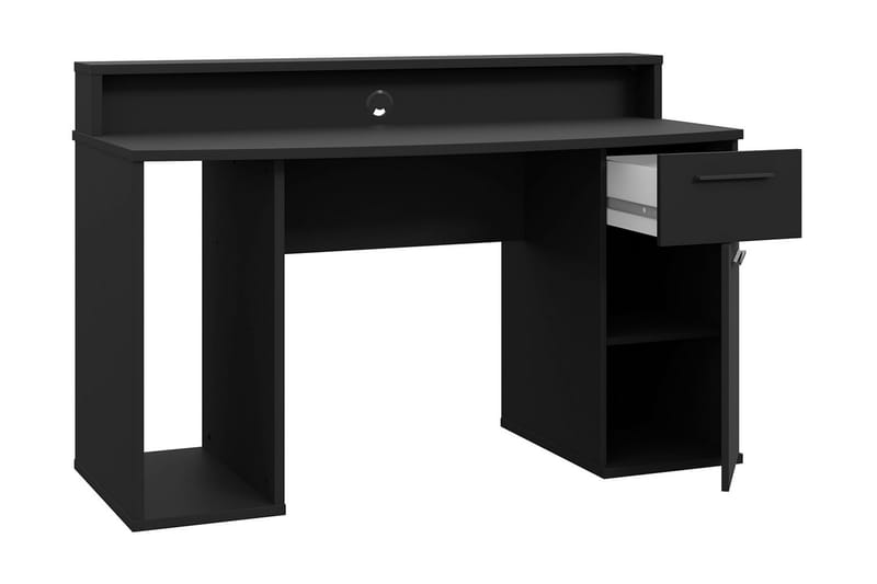 Gamingbord Carcelen 140 cm - Svart - Möbler - Bord & matgrupp - Kontorsbord - Gamingbord