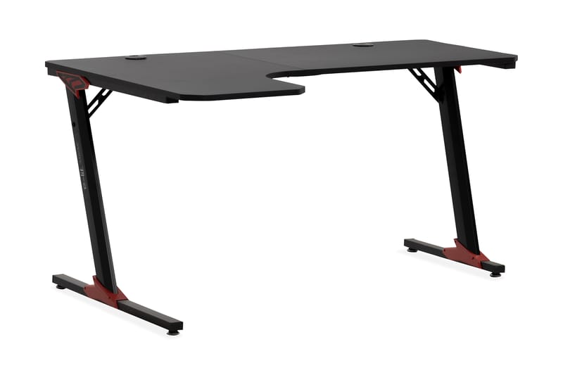 Gamingbord Nursu 140 cm - Svart - Möbler - Bord & matgrupp - Kontorsbord - Gamingbord