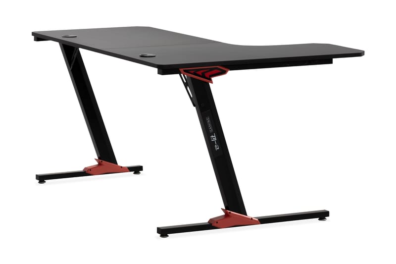 Gamingbord Nursu 140 cm - Svart - Möbler - Bord & matgrupp - Kontorsbord - Gamingbord