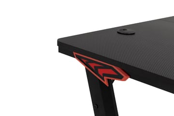 Gamingbord Nursu 140 cm - Svart - Möbler - Bord & matgrupp - Kontorsbord - Gamingbord