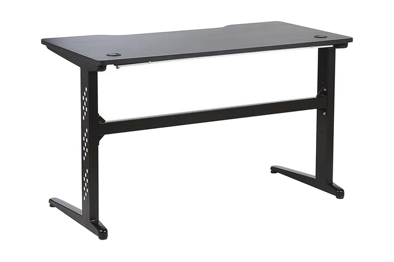 Gamingbord Rombauer 120 cm med LED-belysning - Svart/Svart - Möbler - Bord & matgrupp - Kontorsbord - Gamingbord