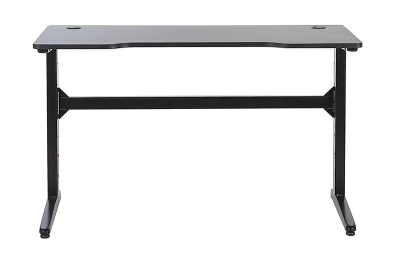 Gamingbord Rombauer 120 cm med LED-belysning - Svart/Svart - Gamingbord
