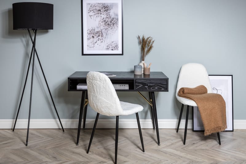 Gold Skrivbord 110 cm - Svart - Möbler - Bord & matgrupp - Kontorsbord - Datorbord