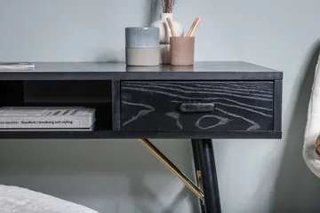 Gold Skrivbord 110 cm - Svart - Möbler - Bord & matgrupp - Kontorsbord - Datorbord