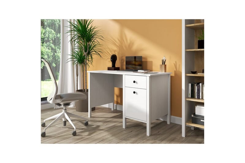 Grado Skrivbord 60x120 cm - Natur/Vit - Möbler - Bord & matgrupp - Kontorsbord - Skrivbord