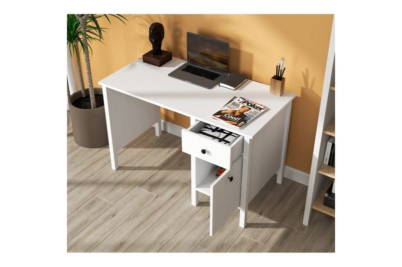 Grado Skrivbord 60x120 cm - Natur/Vit - Möbler - Bord & matgrupp - Kontorsbord - Skrivbord