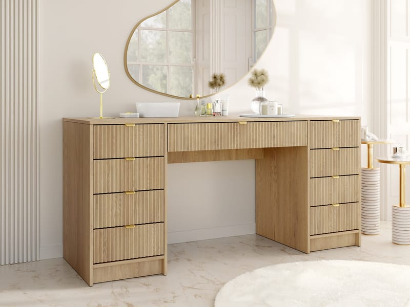 Gudelia Skrivbord 154 cm - brun - Möbler - Bord & matgrupp - Kontorsbord - Skrivbord