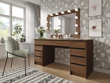 Harland Skrivbord 154 cm - brun - Möbler - Bord & matgrupp - Kontorsbord - Skrivbord