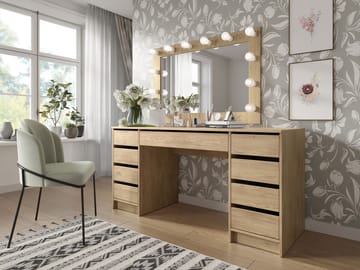 Harland Skrivbord 154 cm - ljusbrun - Möbler - Bord & matgrupp - Kontorsbord - Skrivbord