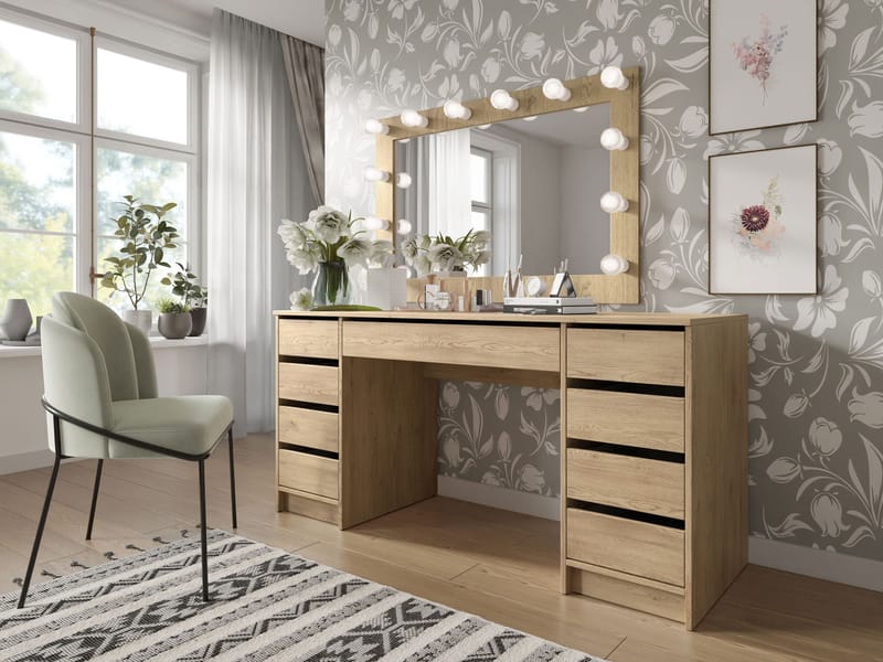 Harland Skrivbord 154 cm - ljusbrun - Möbler - Bord & matgrupp - Kontorsbord - Skrivbord