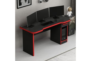 Hind Gamingbord 150x60 cm - Svart/Röd - Möbler - Bord & matgrupp - Kontorsbord - Gamingbord