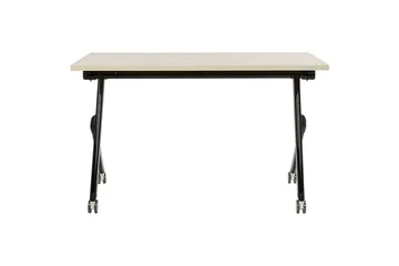Hopfällbart skrivbord Bendi Ljus trä/svart, 120x60x75 cm - Ljus trä/svart, 120x60x75 cm - Möbler - Bord & matgrupp - Kontorsbord - Skrivbord
