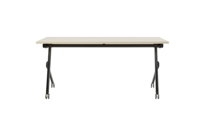 Hopfällbart skrivbord Bendi Ljus trä/svart, 160x60x75 cm - Ljus trä/svart, 160x60x75 cm - Möbler - Bord & matgrupp - Kontorsbord - Skrivbord