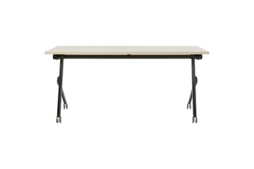 Hopfällbart skrivbord Bendi Ljus trä/svart, 160x60x75 cm - Ljus trä/svart, 160x60x75 cm - Möbler - Bord & matgrupp - Kontorsbord - Skrivbord
