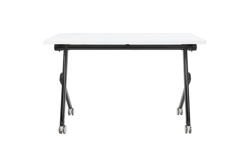 Hopfällbart skrivbord Bendi Vit/Svart, 120x60x75 cm - Vit/Svart, 120x60x75 cm - Möbler - Bord & matgrupp - Kontorsbord - Skrivbord