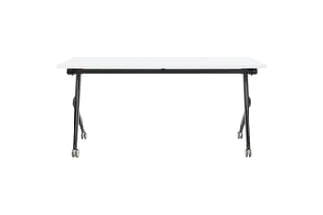 Hopfällbart skrivbord Bendi Vit/Svart, 160x60x75 cm - Vit/Svart, 160x60x75 cm - Möbler - Bord & matgrupp - Kontorsbord - Skrivbord