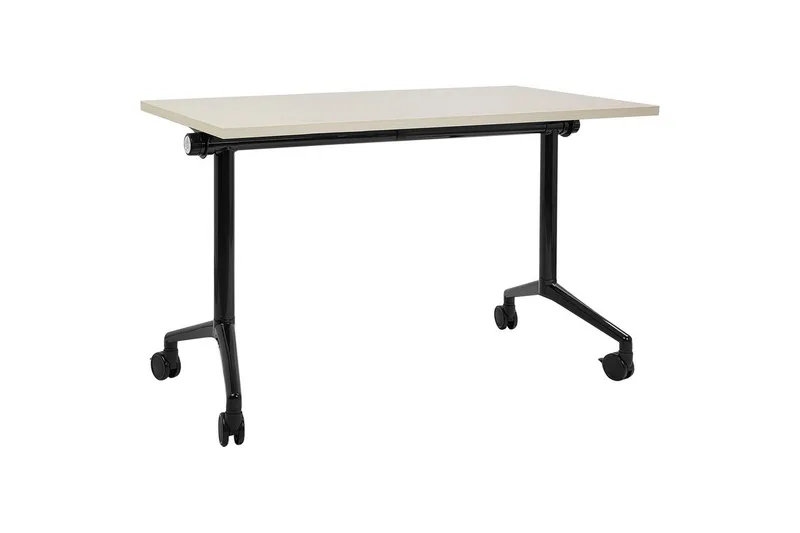 Hopfällbart skrivbord Cavi Ljus trä/svart, 120x60x75 cm, Ljus trä/svart, 120x60x75 cm