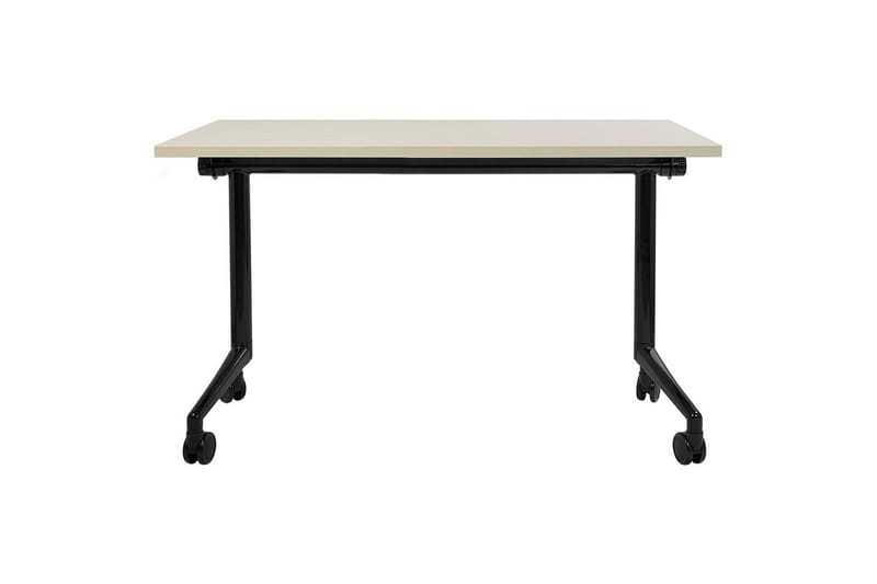 Hopfällbart skrivbord Cavi Ljus trä/svart, 120x60x75 cm - Ljus trä/svart, 120x60x75 cm - Möbler - Bord & matgrupp - Kontorsbord - Skrivbord
