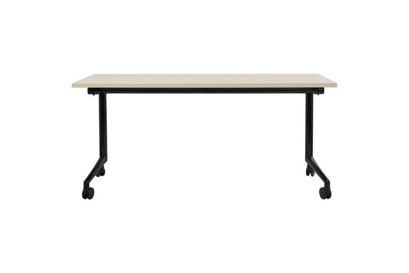 Hopfällbart skrivbord Cavi Ljus trä/svart, 160x60x75 cm - Ljus trä/svart, 160x60x75 cm - Möbler - Bord & matgrupp - Kontorsbord - Skrivbord