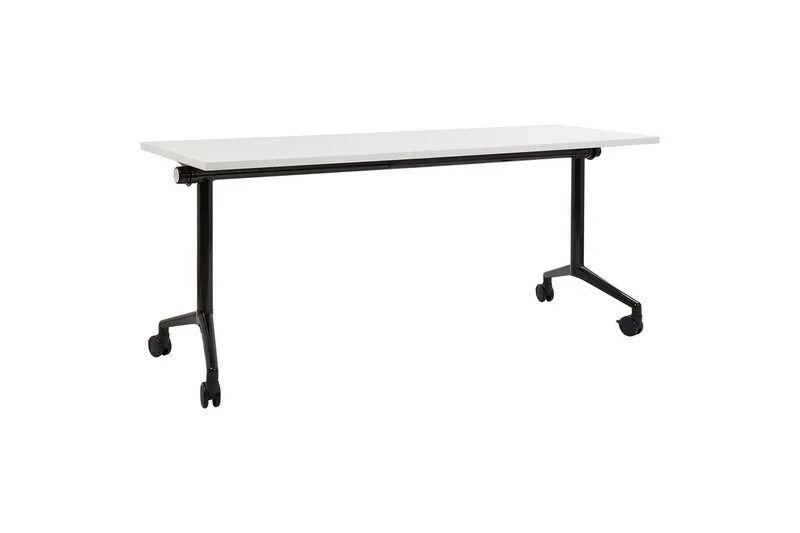 Hopfällbart skrivbord Cavi Vit/Svart, 180x60x75 cm, Vit/Svart, 180x60x75 cm