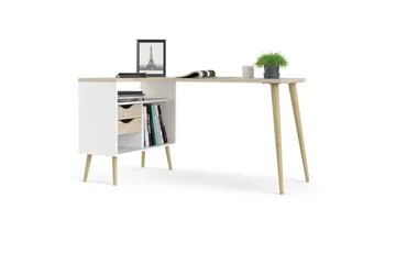 Hostafranc Skrivbord 81x145,1 cm - Natur - Möbler - Bord & matgrupp - Kontorsbord - Skrivbord