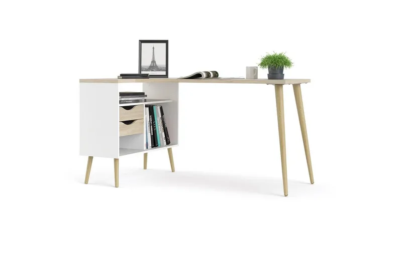 Hostafranc Skrivbord 81x145,1 cm - Natur - Möbler - Bord & matgrupp - Kontorsbord - Skrivbord