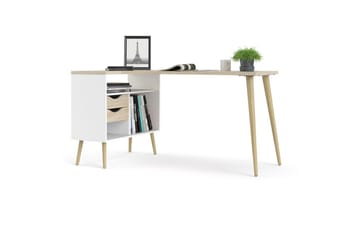 Hostafranc Skrivbord 81x145,1 cm - Natur - Möbler - Bord & matgrupp - Kontorsbord - Skrivbord