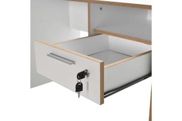 Jenifer Skrivbord 60x120 cm - Mediumfärgat trä/Vit - Möbler - Bord & matgrupp - Kontorsbord - Skrivbord