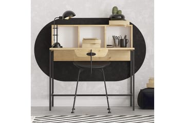 Jovra Skrivbord 60x100 cm - Ek/Svart - Möbler - Bord & matgrupp - Kontorsbord - Skrivbord