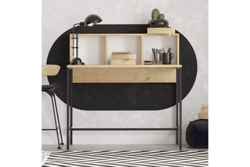 Jovra Skrivbord 60x100 cm - Ek/Svart - Möbler - Bord & matgrupp - Kontorsbord - Skrivbord