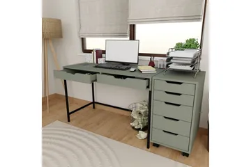 Loryn Skrivbord 55x120 cm - Grön - Möbler - Bord & matgrupp - Kontorsbord - Skrivbord