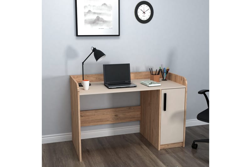Luses Skrivbord 23,6x123,6 cm - Brun/Beige - Möbler - Bord & matgrupp - Kontorsbord - Skrivbord
