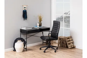 Mehoopany Skrivbord 110x110 cm - Svart - Möbler - Bord & matgrupp - Kontorsbord - Skrivbord