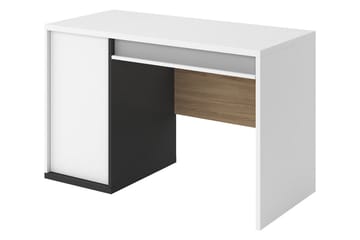 Metropolitan Skrivbord 120x56 cm - Brun/Vit/Ljusgrå/Svart - Möbler - Bord & matgrupp - Kontorsbord - Skrivbord