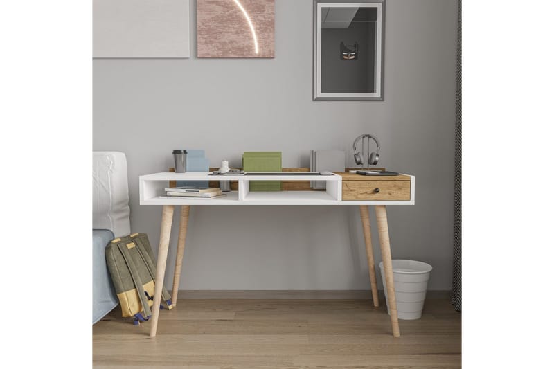 Miraen Skrivbord 53x120 cm - Vit - Möbler - Bord & matgrupp - Kontorsbord - Skrivbord
